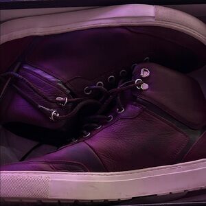Slate and Stone Men's Burgundy High-Top Sneakers